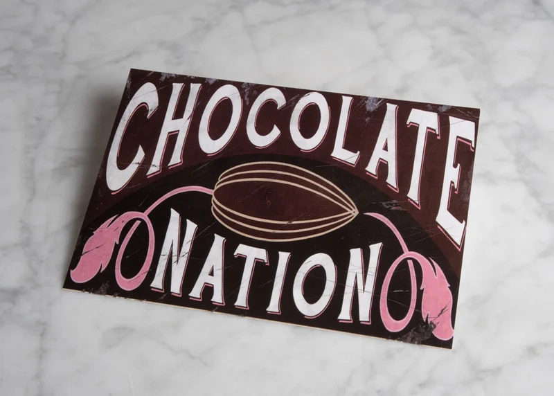 Postkaart Chocolate Nation