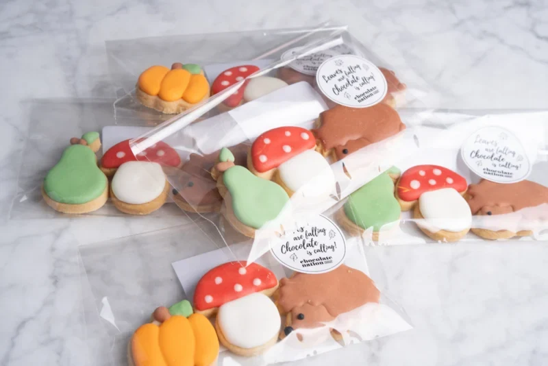 Assortiment herfst koekjes