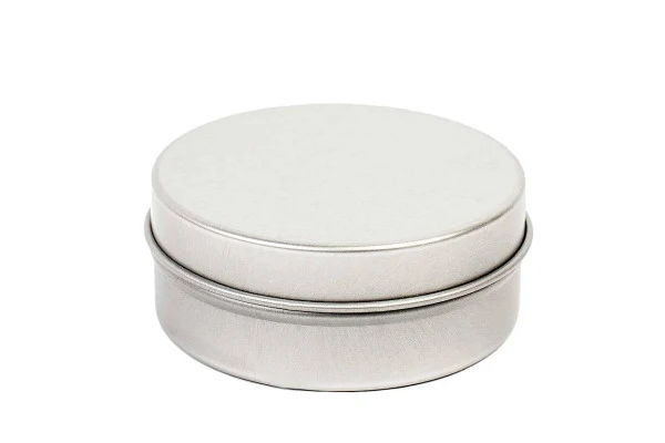 DSR 007 Rond Blikdoosje – Compact Metalen Opbergdoosje met Deksel
