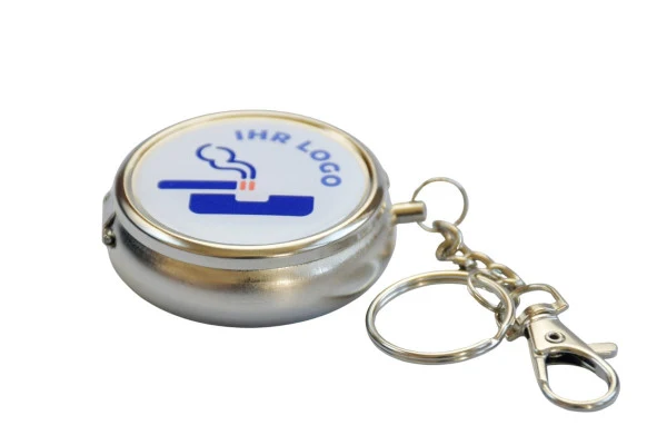TA 001 Pocket Asbak – Compacte Metalen Asbak met Karabijnhaak