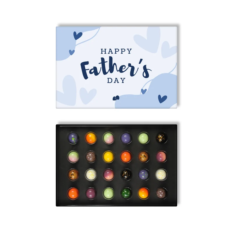 Vaderdag chocolade bonbons 24 stuks