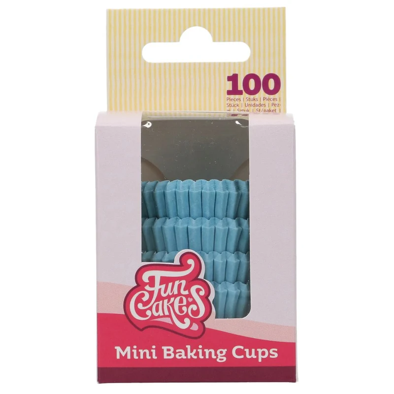 FunCakes | Mini Baking Cups Light Blue /100