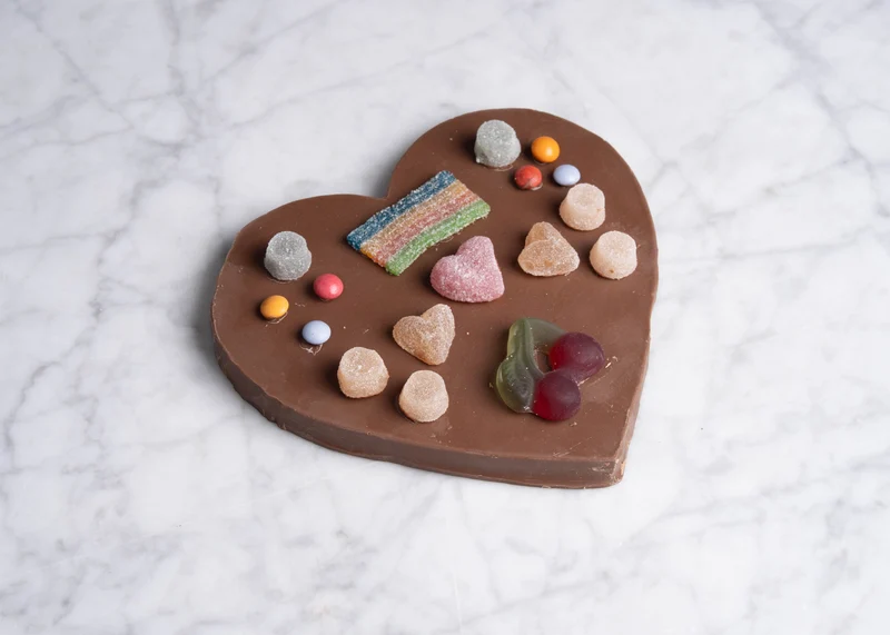 Knutselpakket Valentijn melkchocolade hart