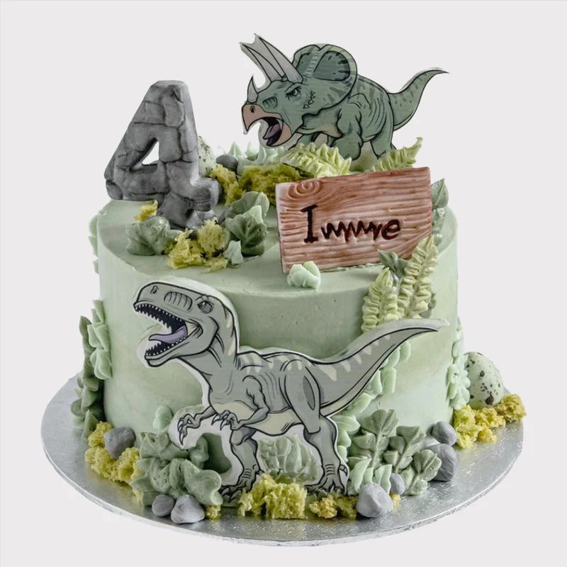 Dino thema taart