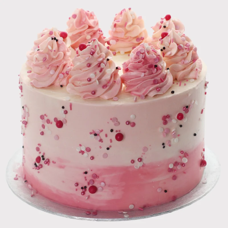 Taart met sprinkles