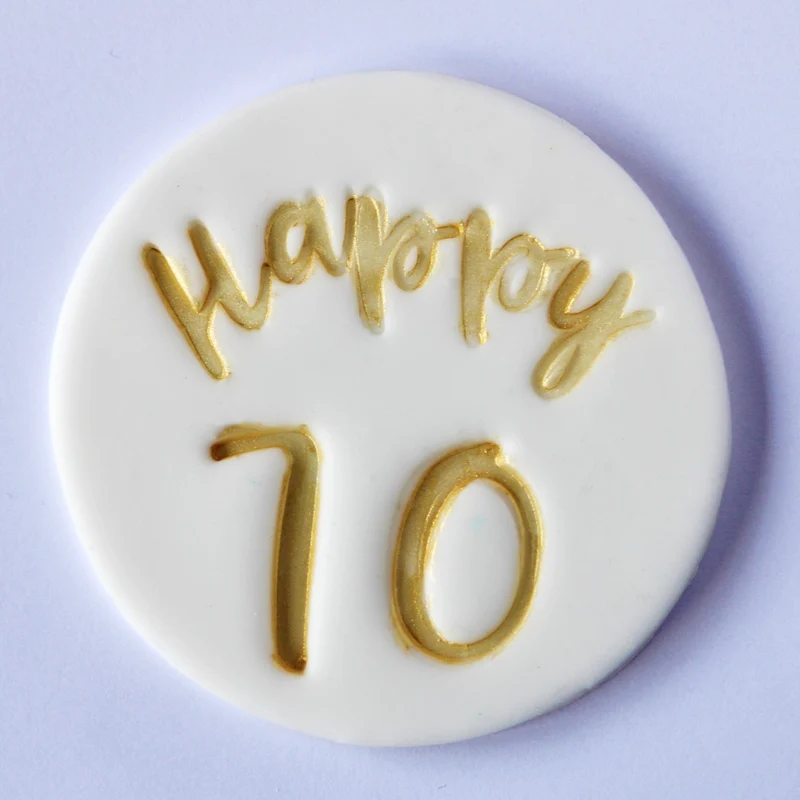 Fondant plaque (voor namen en andere berichten)