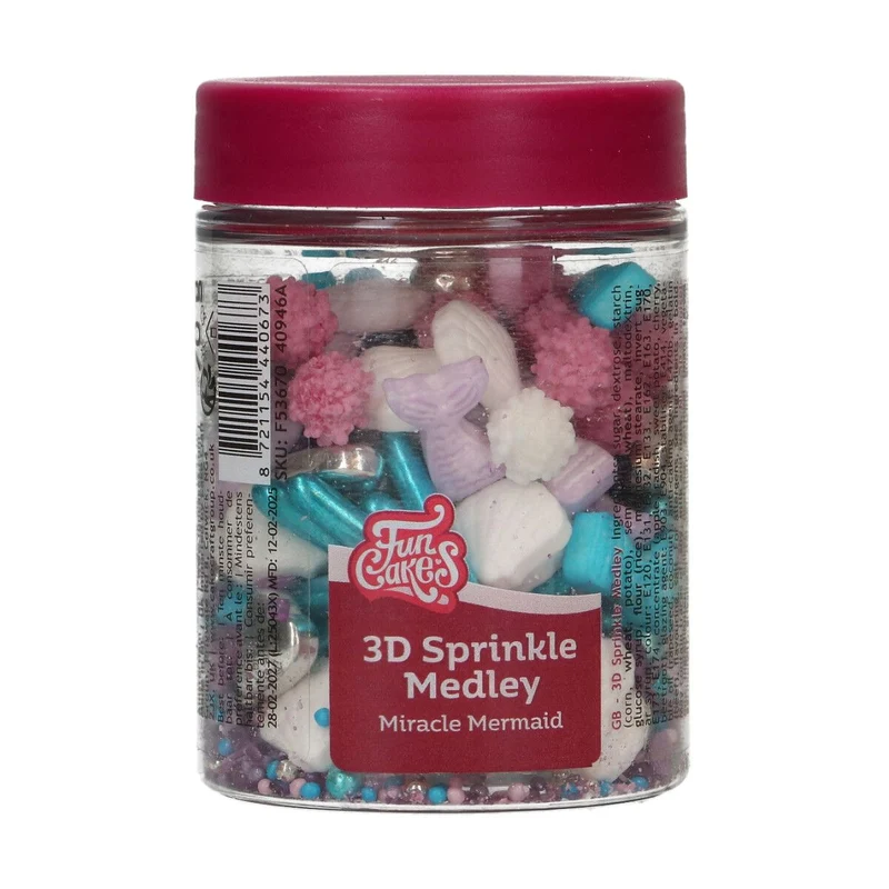 FunCakes | 3D Sprinkle Medley Miracle Mermaid