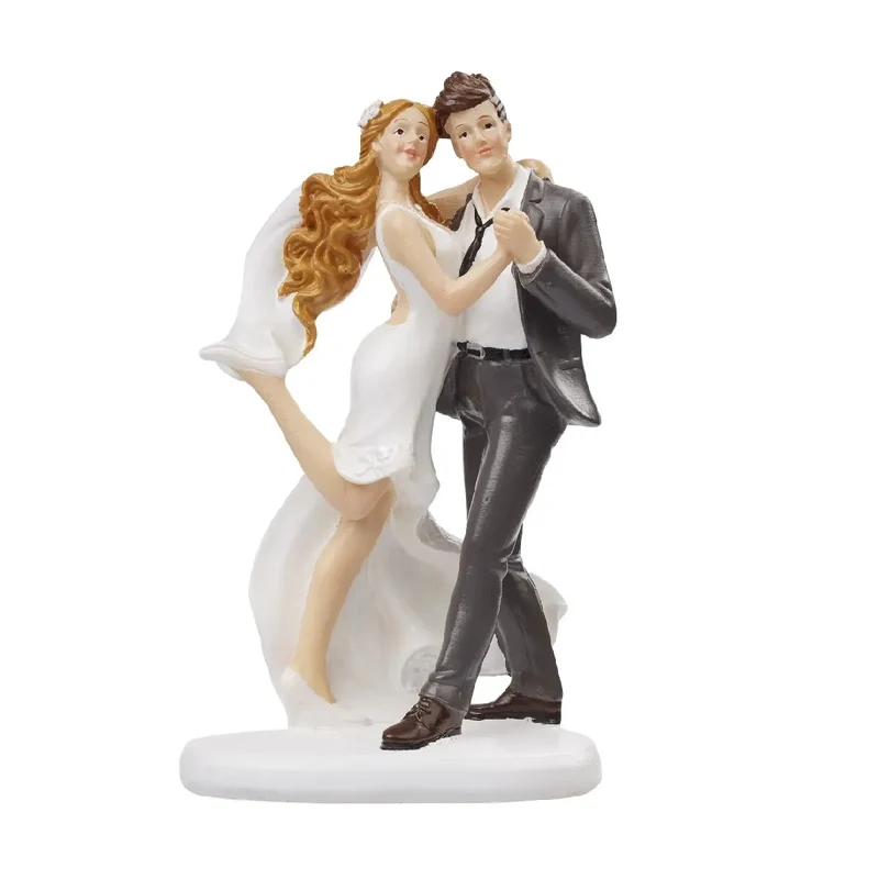 Taarttopper Bruidspaar Dansend 13cm