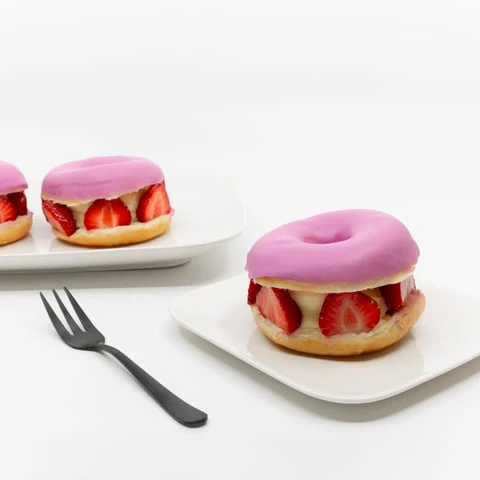 Aardbeiendonut