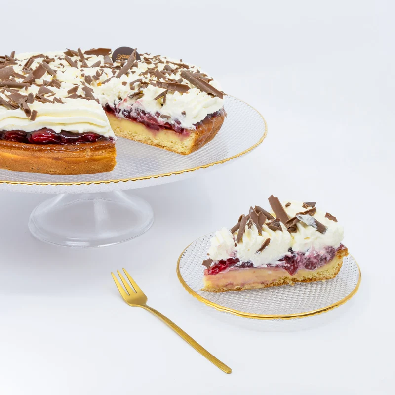 Rijst met kersen vlaai