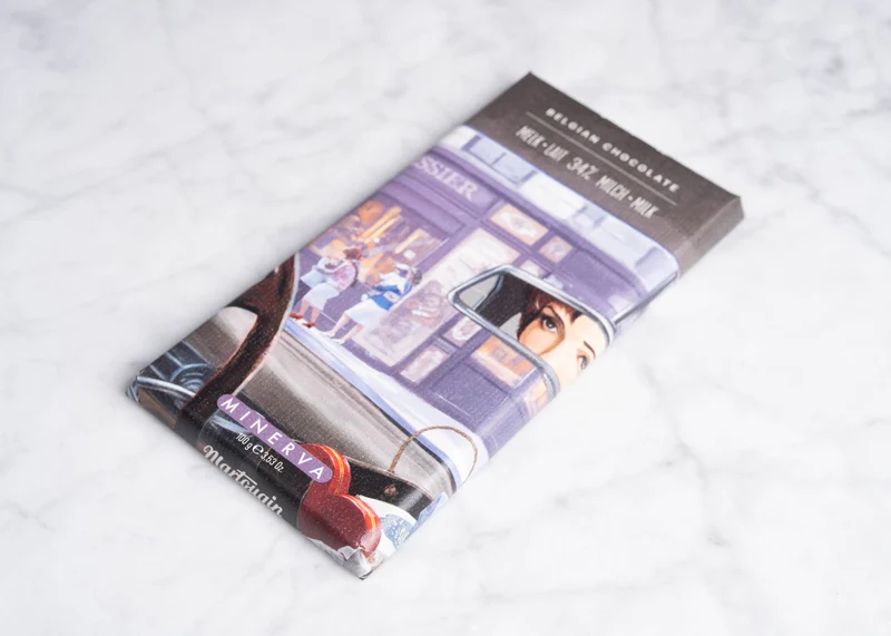 Minerva melkchocoladereep autospiegel