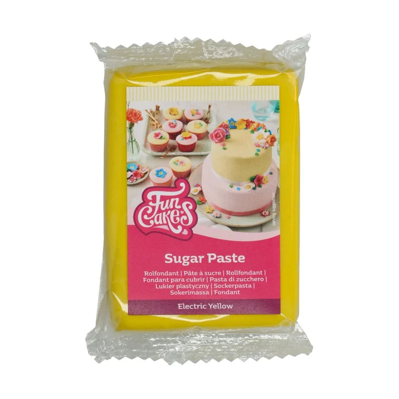 FunCakes | Fondant Electric Yellow