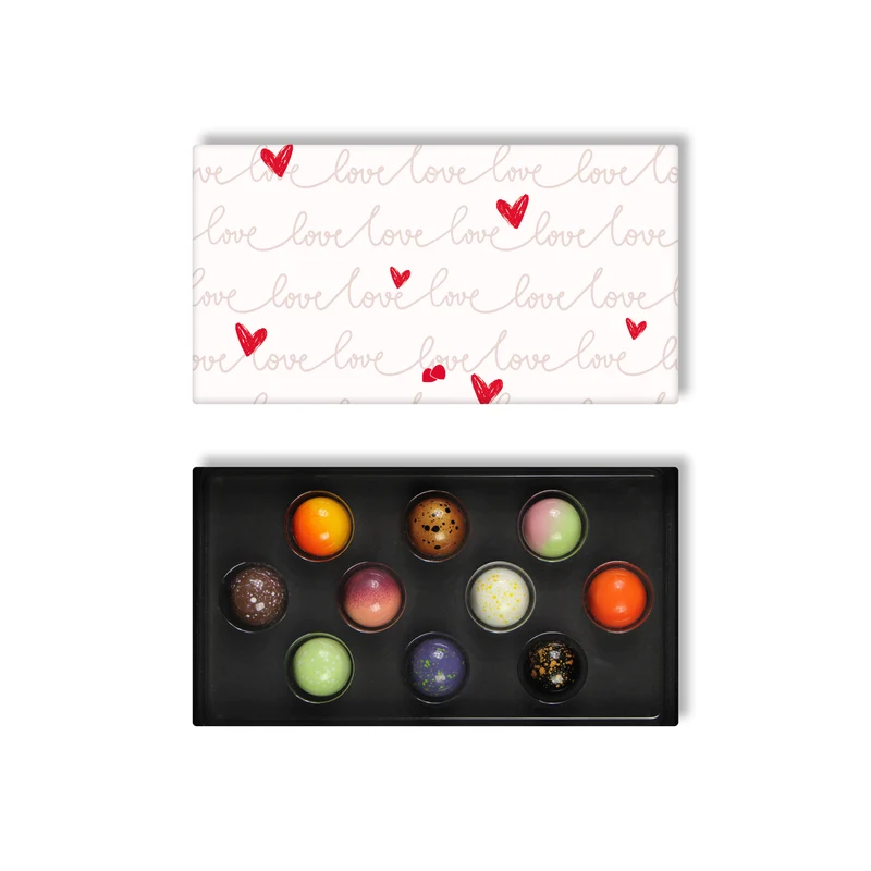 Liefde chocolade bonbons 10 stuks