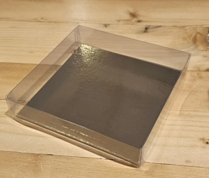 Luxe transparante doos 15x15x3