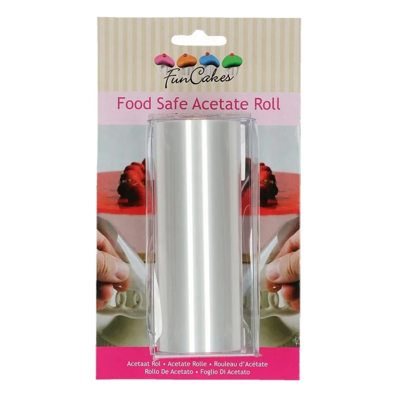 Funcakes | Food Safe Acetate Roll (12cmx20m)