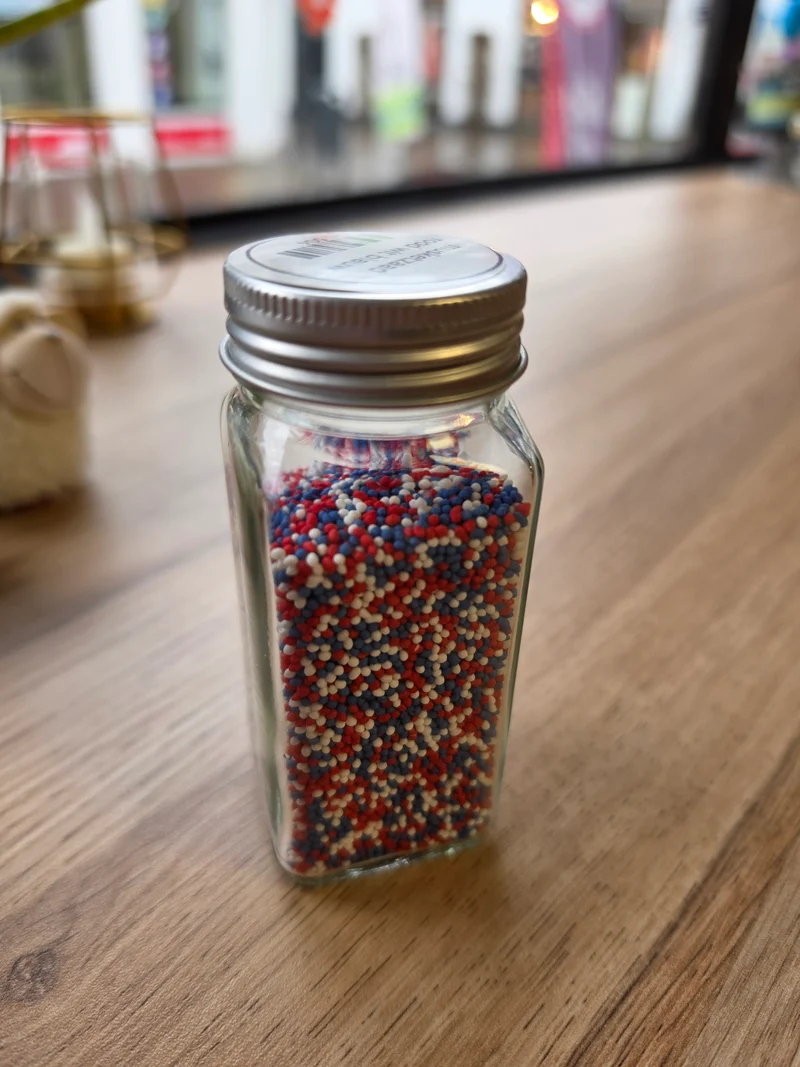 Gaabs | Musketzaad rood/wit/blauw 80gr