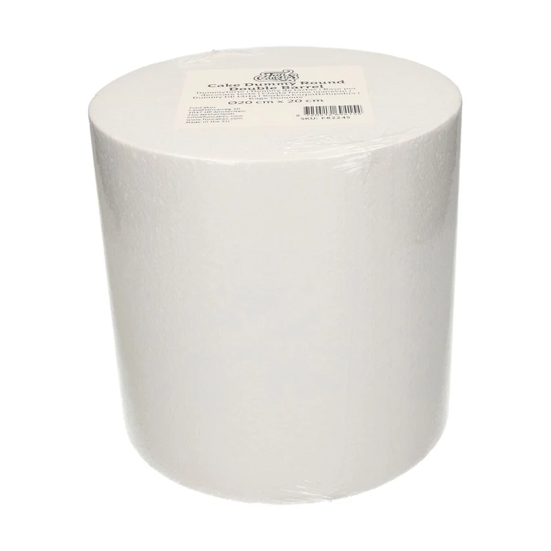 FunCakes Taart Dummy Rond Double Barrel Ø20 cm x 20 cm