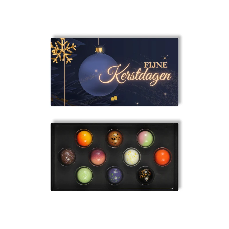 Kerst chocolade bonbons 10 stuks