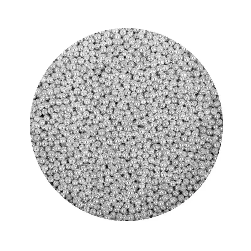 Gaabs | Suikerparels 4mm zilver 80g