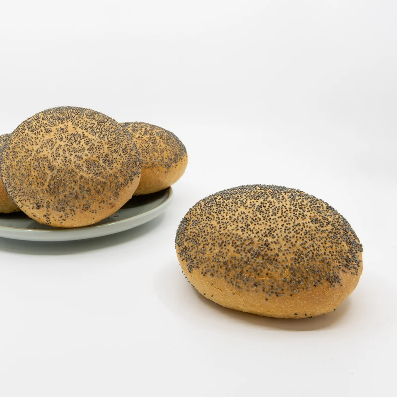 Hard bolletje wit met maanzaad