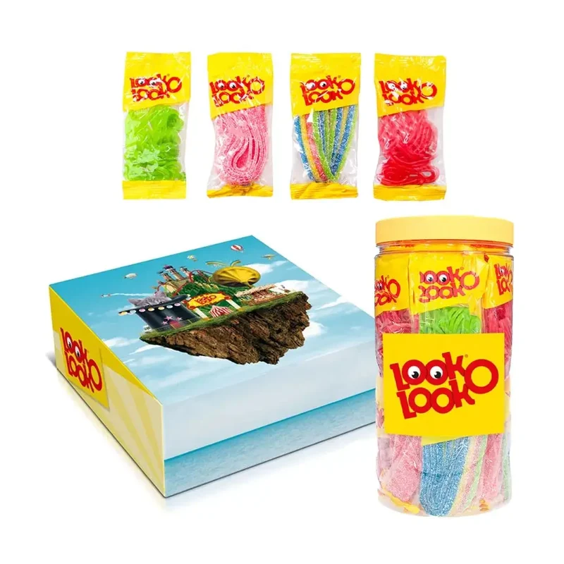 Look-O-Look Candy Top Mix snoeppakket - 4 variëteiten - Refill giftbox - 1290g