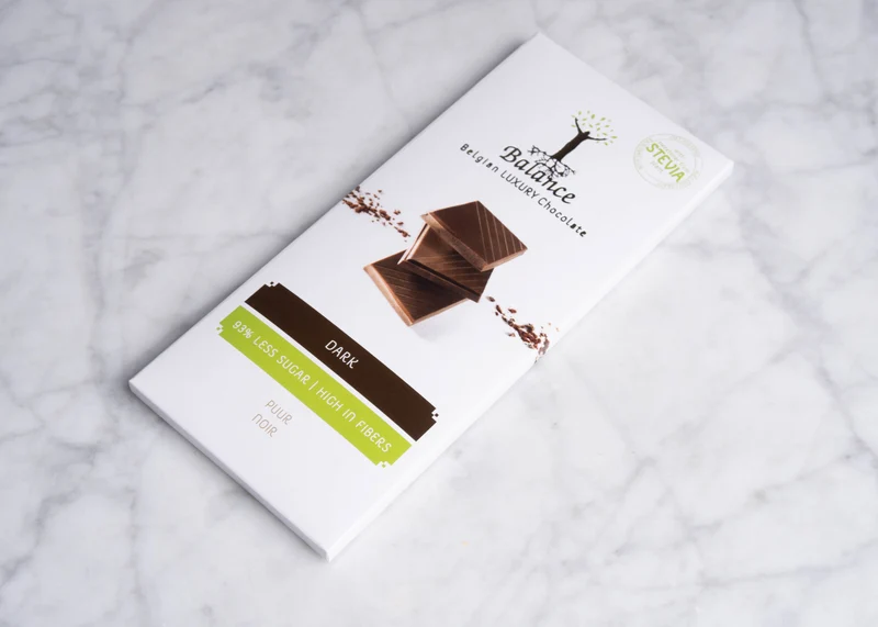 Stevia Luxe Tablet pure chocolade 85g