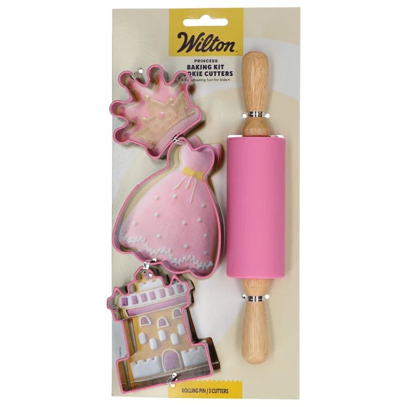 Wilton | Baking Kit Koekjesuitstekers Prinses Set/4