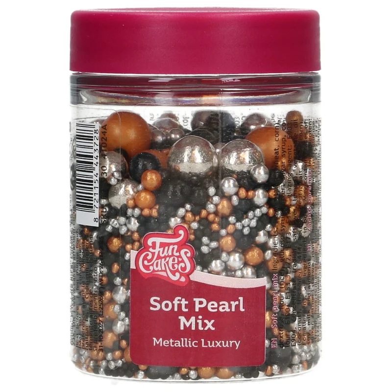 FunCakes | Soft Pearls Mix Metallic Luxury 80 g