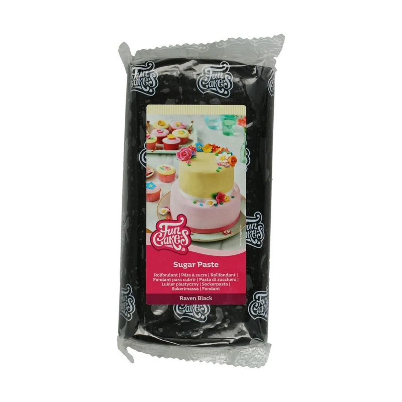 FunCakes | Fondant raven black 1 kg