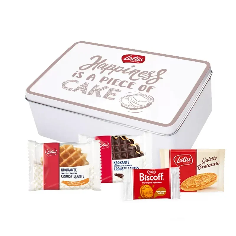 Lotus Collection Box koekjesmix - Biscoff, Bretons Botergaletje & Krokante wafels - 242g