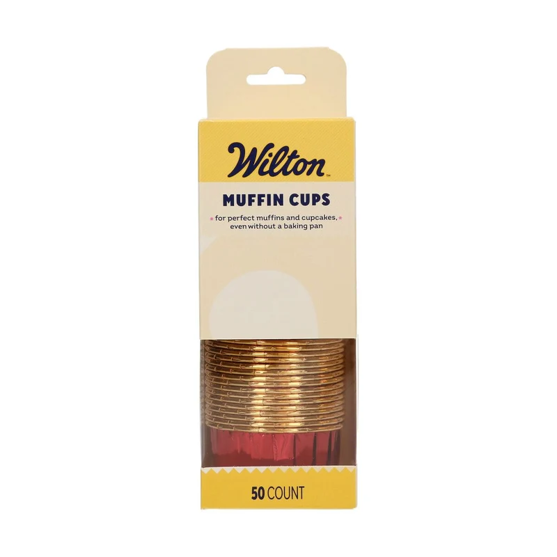 Wilton Muffin Cups Glanzend Rood set/50