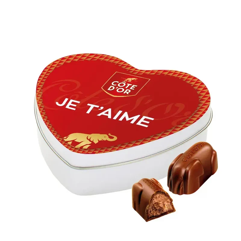 Côte d'Or Bouchée geschenkdoos hartje "Je t'aime" - 100g