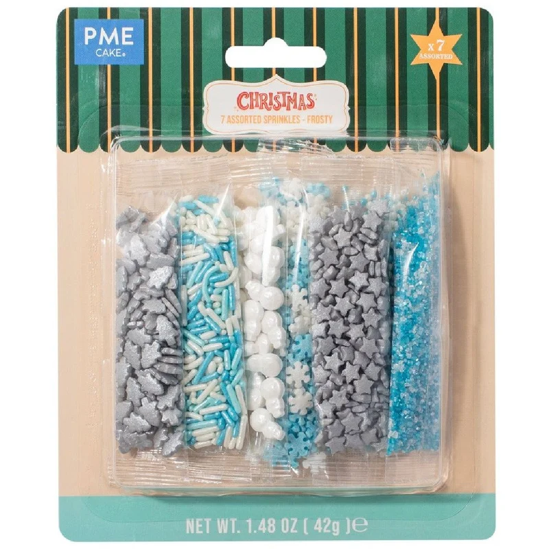 PME Kerst Sprinkle Mix Frosty Set/7