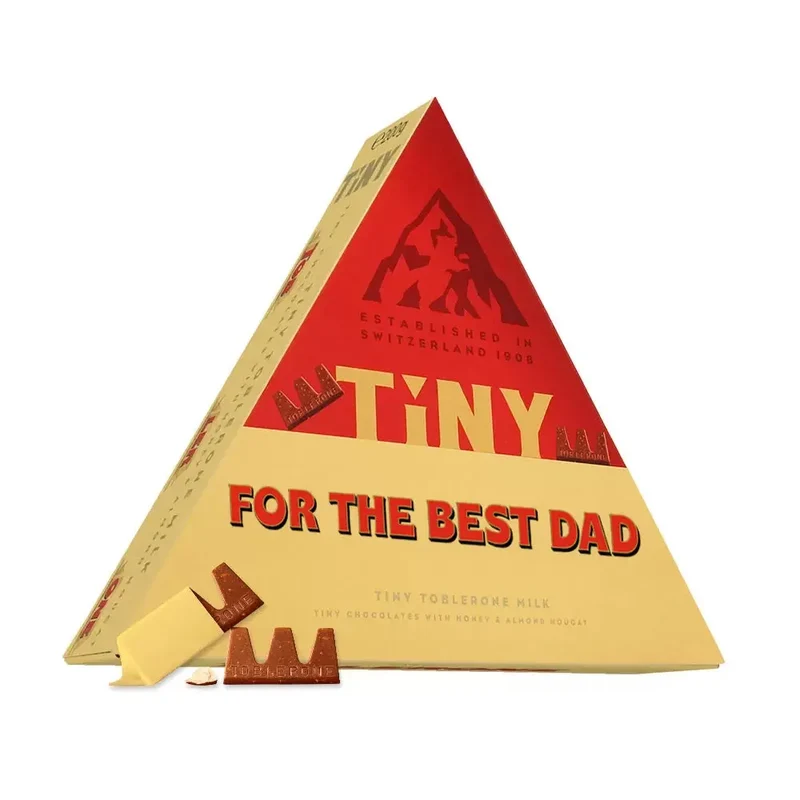 Toblerone Tiny Deluxe "For The Best Dad" - chocolade cadeau - 224g