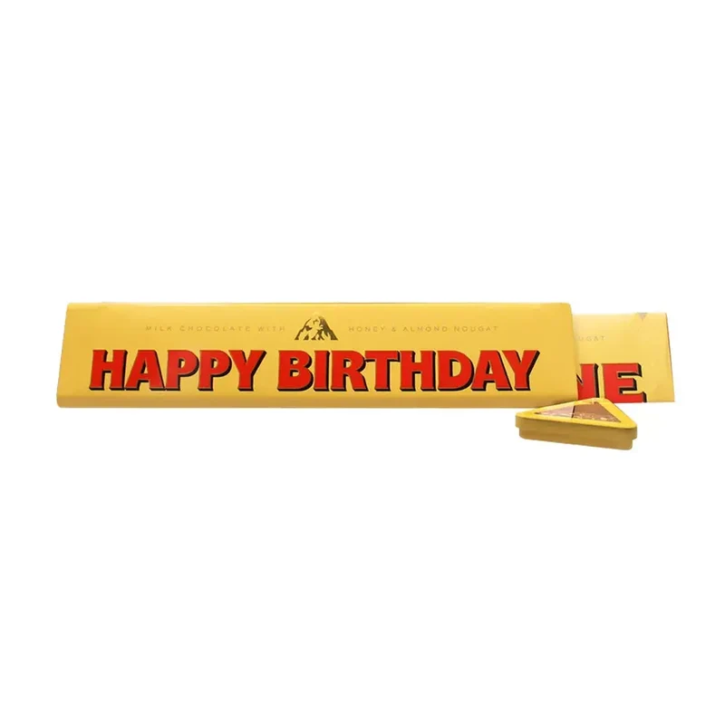 Toblerone premium tinbox "Happy Birthday" - chocolade cadeau - 340g