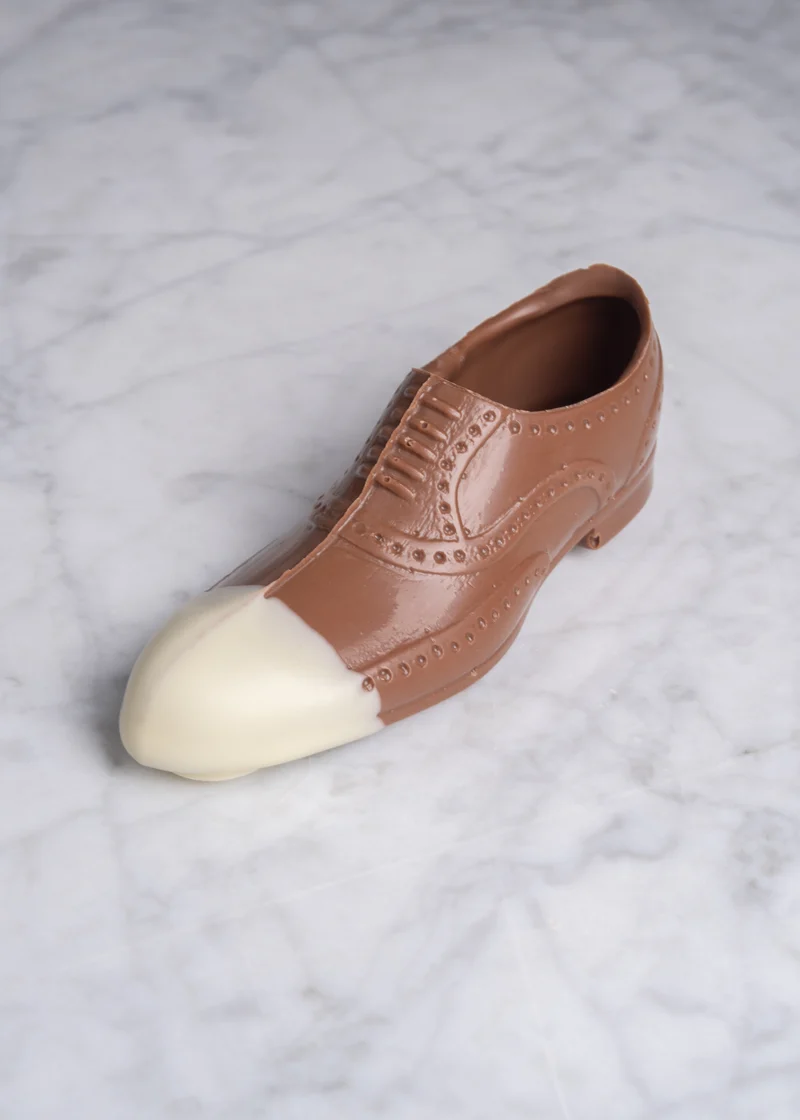 Sinterklaas schoentje in melkchocolade