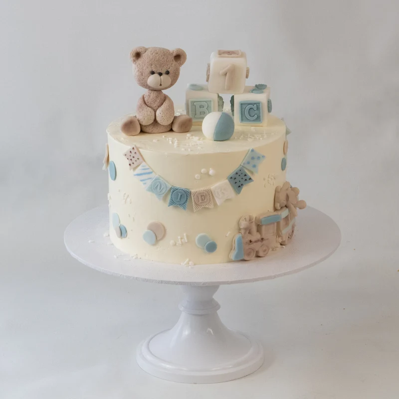 Babydier Kindertaart met Speelgoed & Cute Toppers