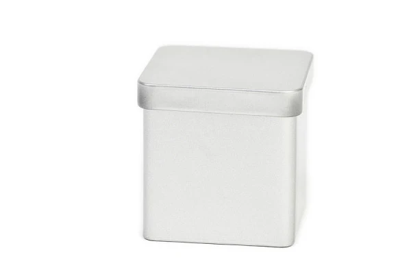 DSQ 020 Vierkante blikdoos met deksel – tinplate verpakking 190 ml