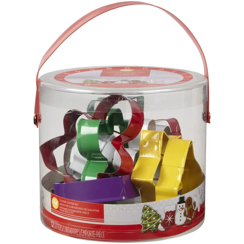 Wilton Uitstekers Kerstmis Set/12
