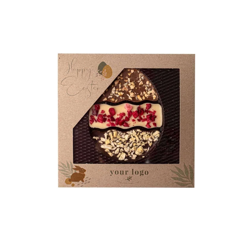 Kleurrijk Chocolade - Paasei met Drie Smaken