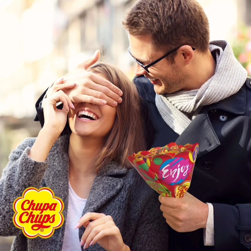 Chupa Chups Flower Bouquet - 19 lollies - 228g