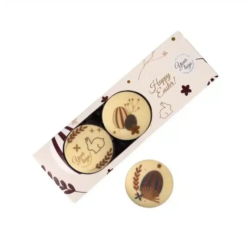 Set Chocolade Medaillons Choco Font Print – Gepersonaliseerde Chocolademedaillons