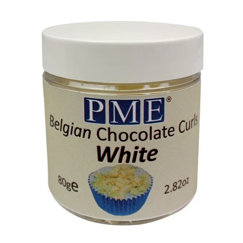 PME Chocoladekrullen Wit 85 gram