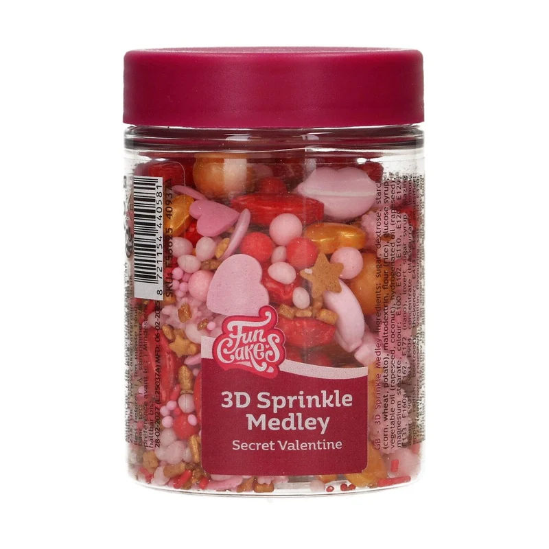 FunCakes | 3D Sprinkles Secret Valentine