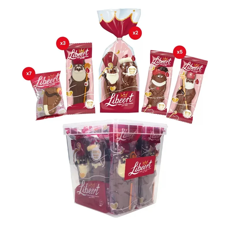 Libeert Sint chocolade pakket - 1035g