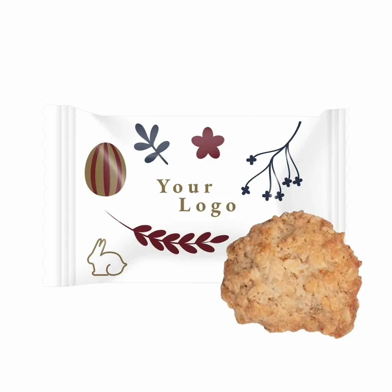 Reclame voor havermoutkoekjes – Ambachtelijk Havermoutkoekje in Gepersonaliseerde Verpakking