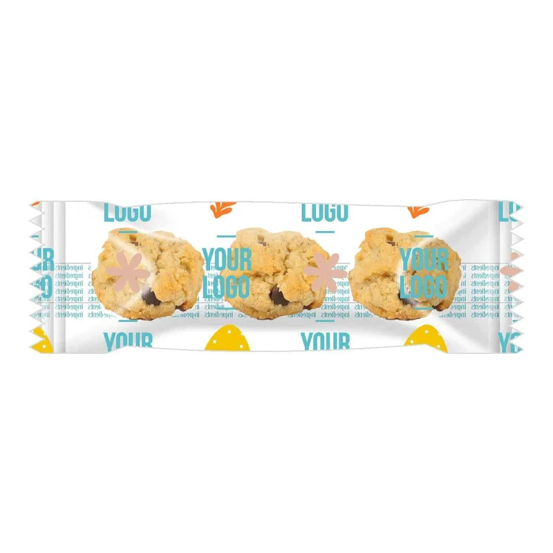 Mini Havermoutkoekjes met Chocoladestukjes – Individueel Verpakt Paasbedankje