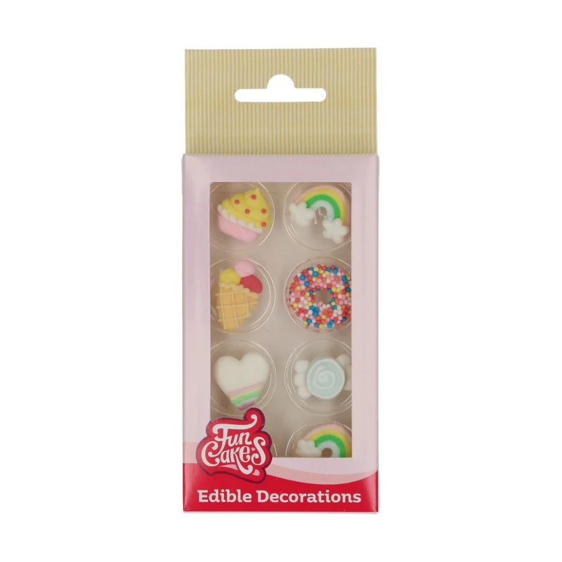 FunCakes Suikerdecoraties Sweet Celebrations Set/8