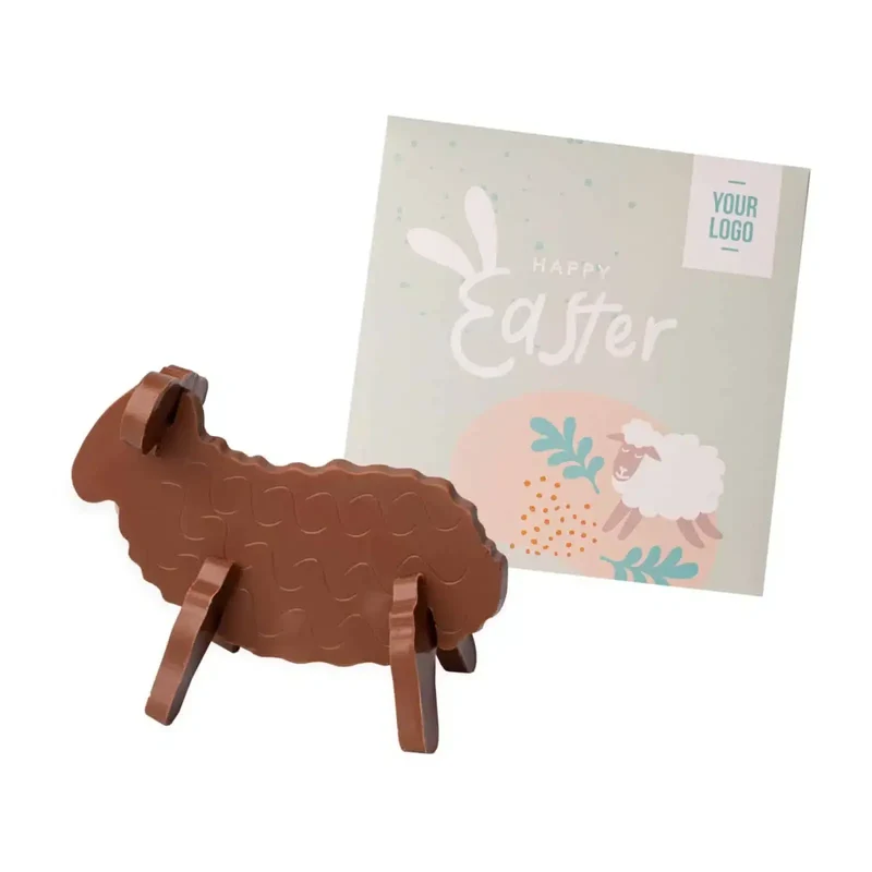 3D Pasen Lam Choco Puzzel – Luxe Chocolade Lam in 3D