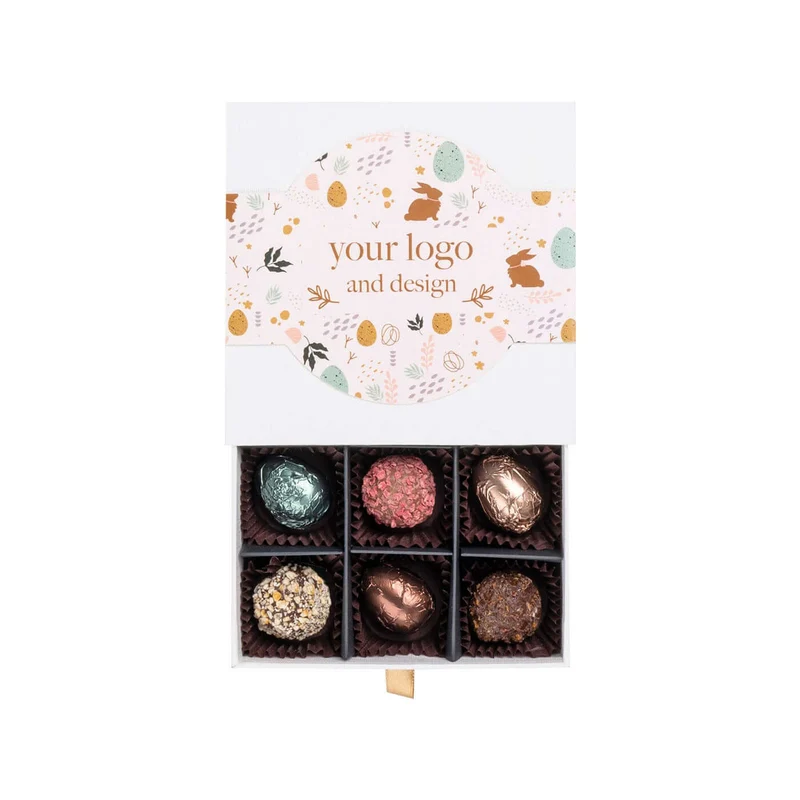 Pralines Paasei Momenten – Luxe Paasdoos met Chocolade-eitjes & Truffels